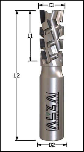 Corte axial 20° Z2+2